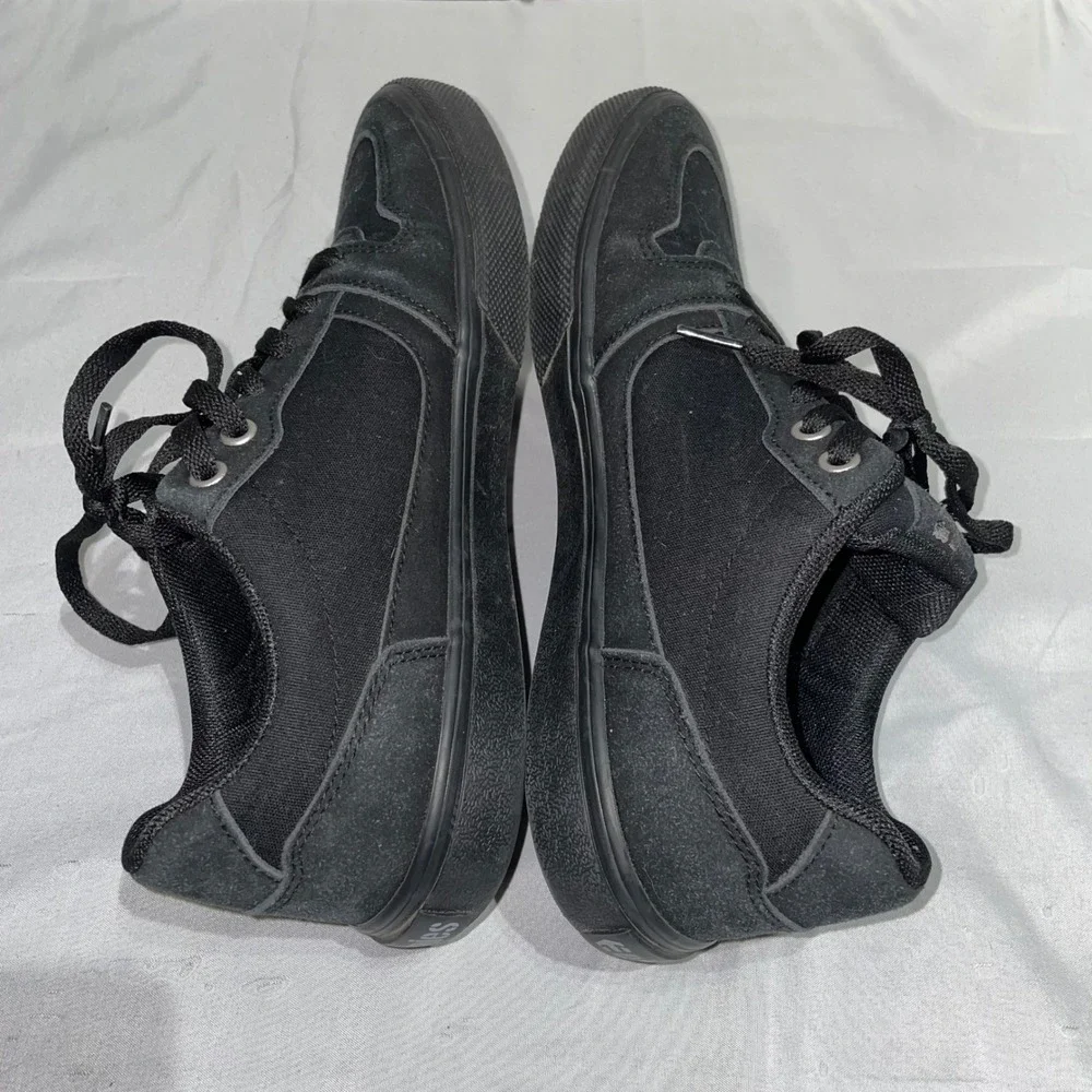 Etnies Rebel Mens Black Skate Shoes Low Top Sneakers ETF22MVL040G-1 Size 7.5